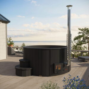 Hot Tub DeLux 200 “Black edition” with Integrated Heater