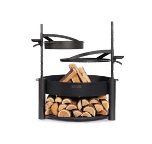 Fire Bowl MONTANA with Grill Grate and Steel Pan